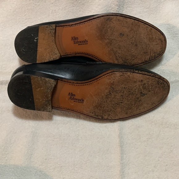 Allen Edmond Men’s Black Verona II Italian Bit Loafers - Picture 12 of 16